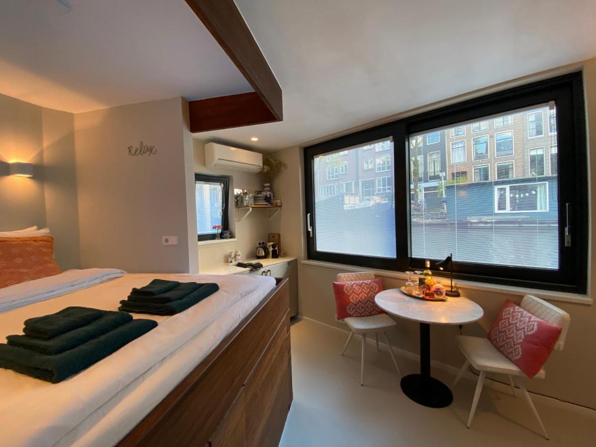 Houseboat Sophia Hotel Amsterdam Bagian luar foto