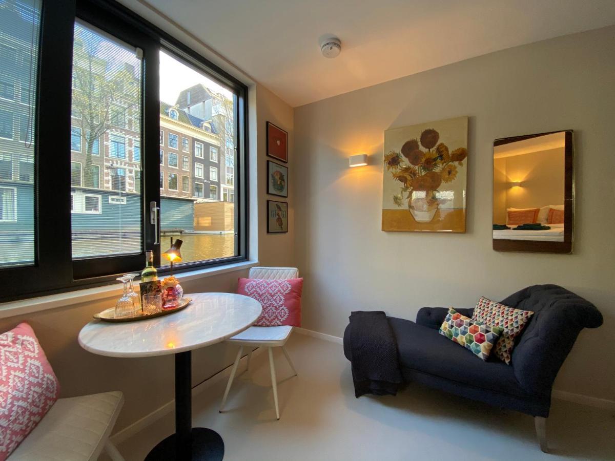 Houseboat Sophia Hotel Amsterdam Bagian luar foto